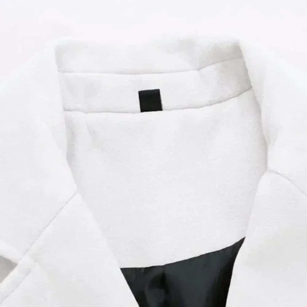 New Men's Trench Coat Outfit White - Picture 3 of 8